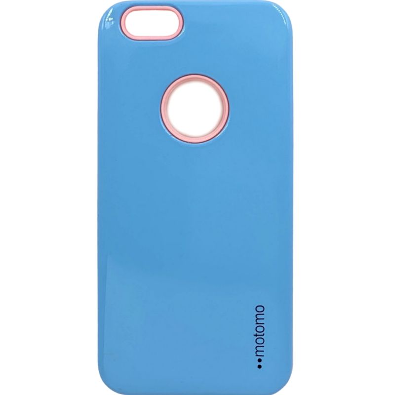 Capa Anti Choque Motomo Color - Azul c/ Rosa