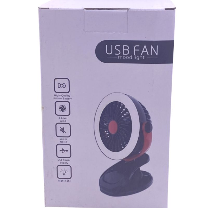 Mini Ventilador de Mesa S3126 - Lilás