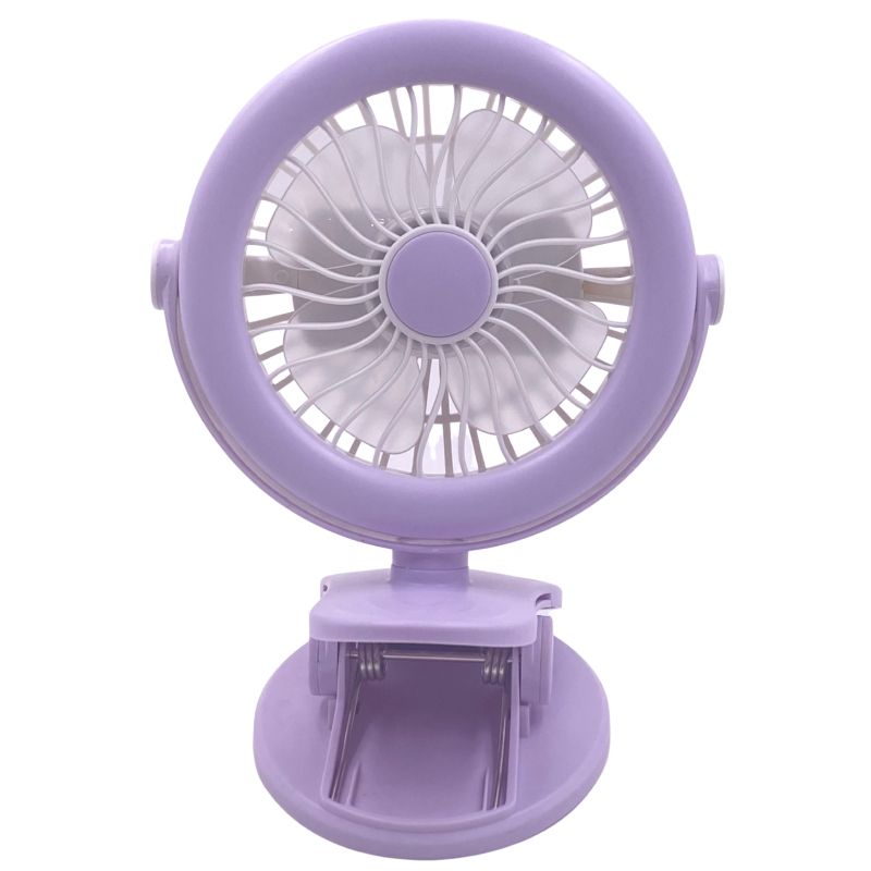 Mini Ventilador de Mesa S3126 - Lilás