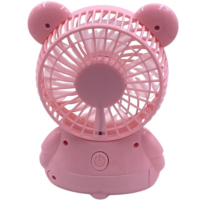 Mini Ventilador de Mesa S358 - Rosa