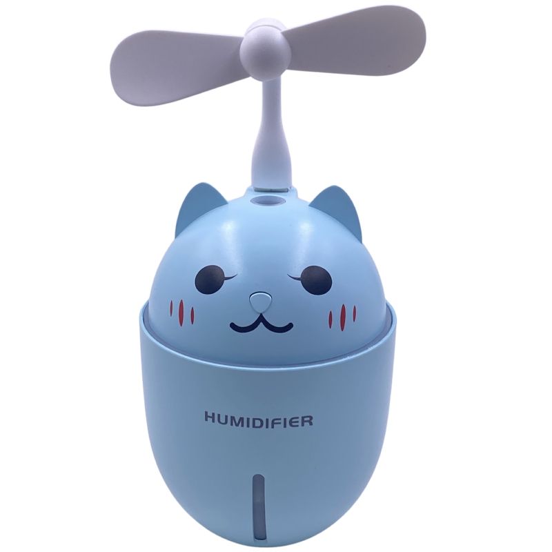 Umidificador e Aromatizador Usb Led/Ventilador - Adorable Pet Air Jiaxi - Azul