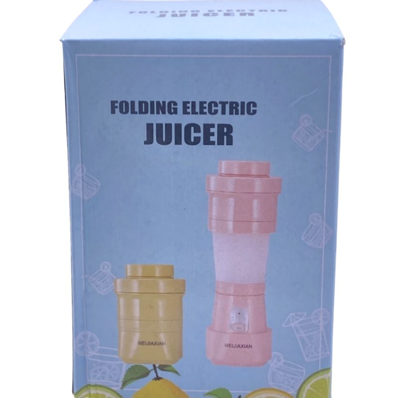 Mini Liquidificador Portátil Dobrável 500ml - 2000mAh - Amarelo