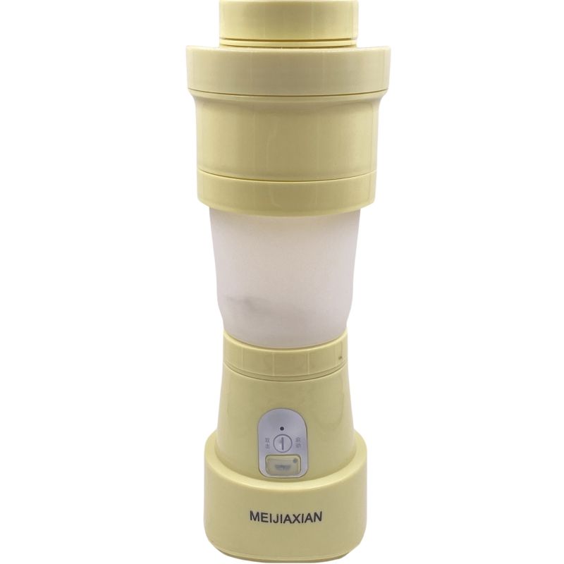 Mini Liquidificador Portátil Dobrável 500ml - 2000mAh - Amarelo