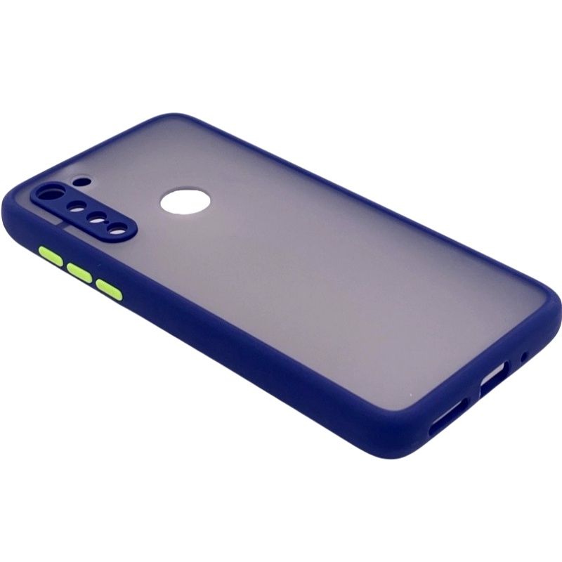 Capa Dark Fosca - Azul Marinho c/ Verde p/ Moto G8 Power