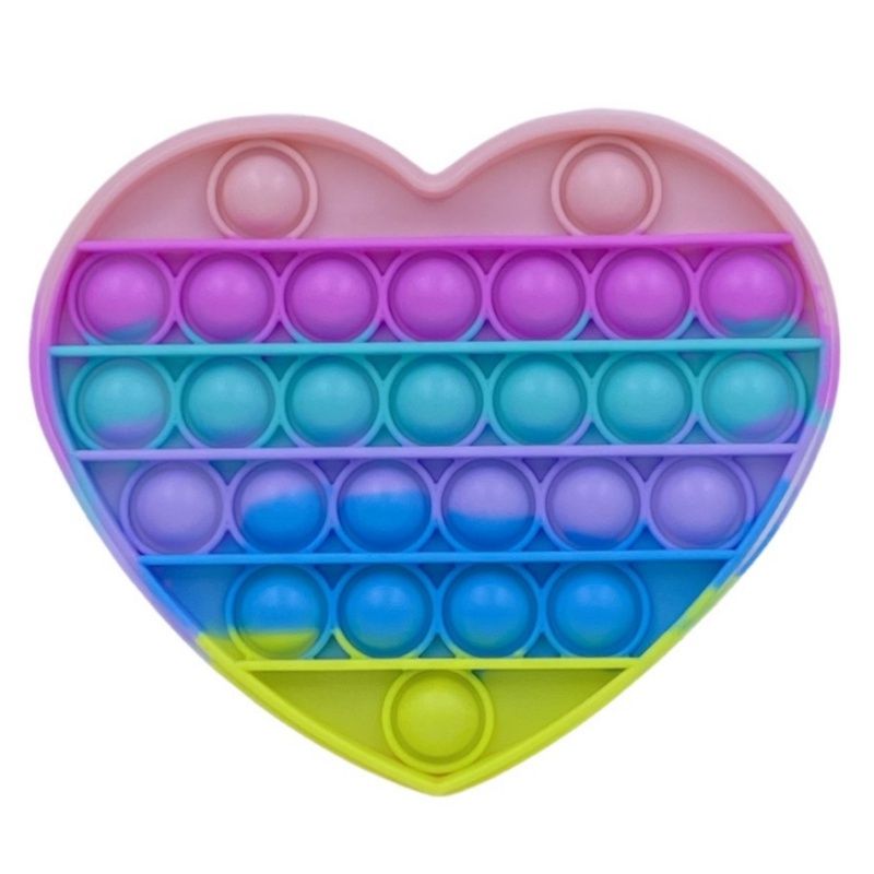 Pop It / Fidget Toy Anti-Stress - Coração