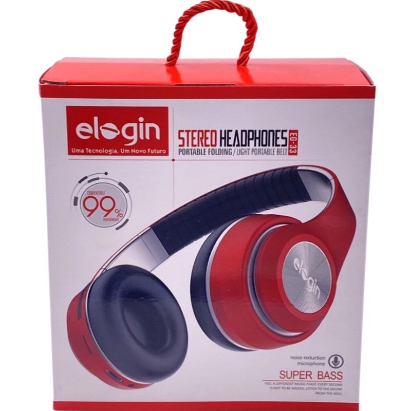 Fone de Ouvido Bluetooth Elogin EG-33 - Preto