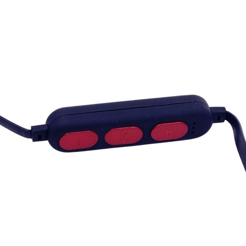 Fone de Ouvido Bluetooth Cokike com Pólos Magnético BL-K530 Extra Bass - Vermelho