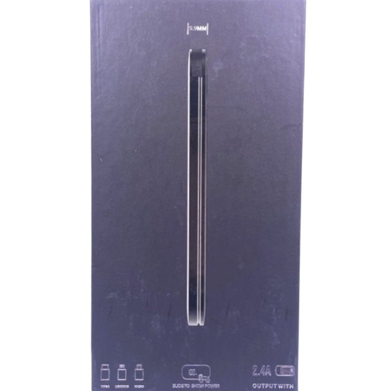 Bateria Extra Portátil Universal Power Bank Gold Luthor Usb - MP-D001 - 10000mAh - Azul Royal