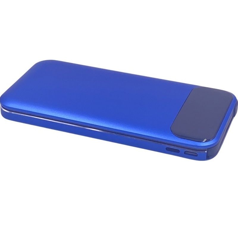 Bateria Extra Portátil Universal Power Bank Gold Luthor Usb - MP-D001 - 10000mAh - Azul Royal