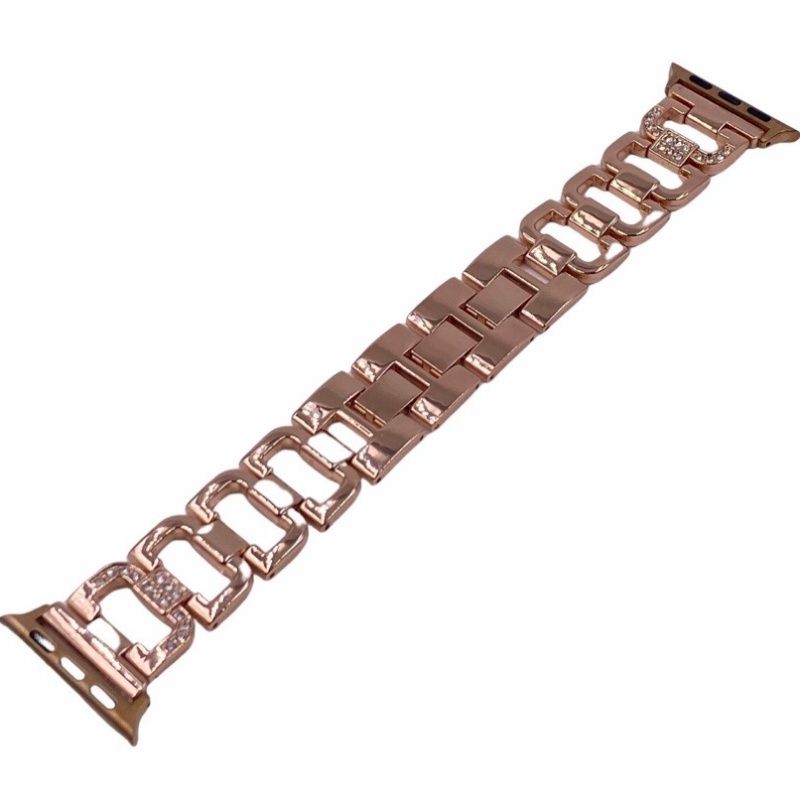 Pulseira Metal com Strass para Apple Watch 38/40mm - Bronze