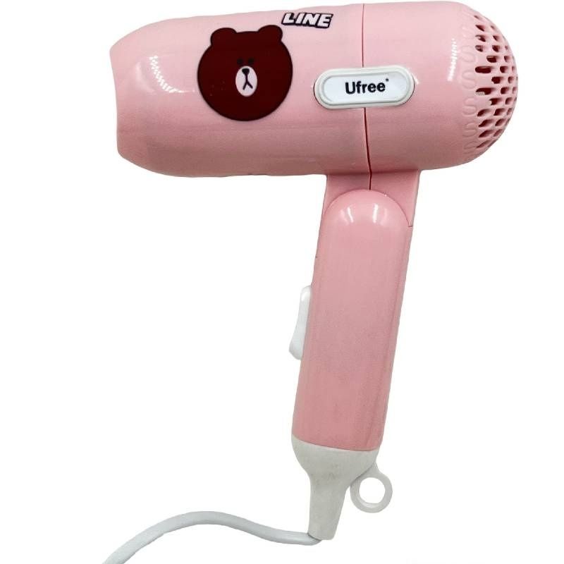 Mini Secador de Cabelo Ufree U-737 110V - Rosa