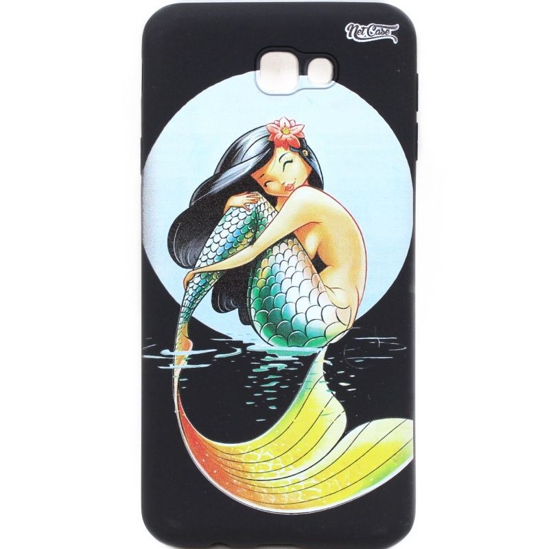 Capa Netcase Borracha para Samsung Galaxy J7 Prime - Moon Mermaid Preto