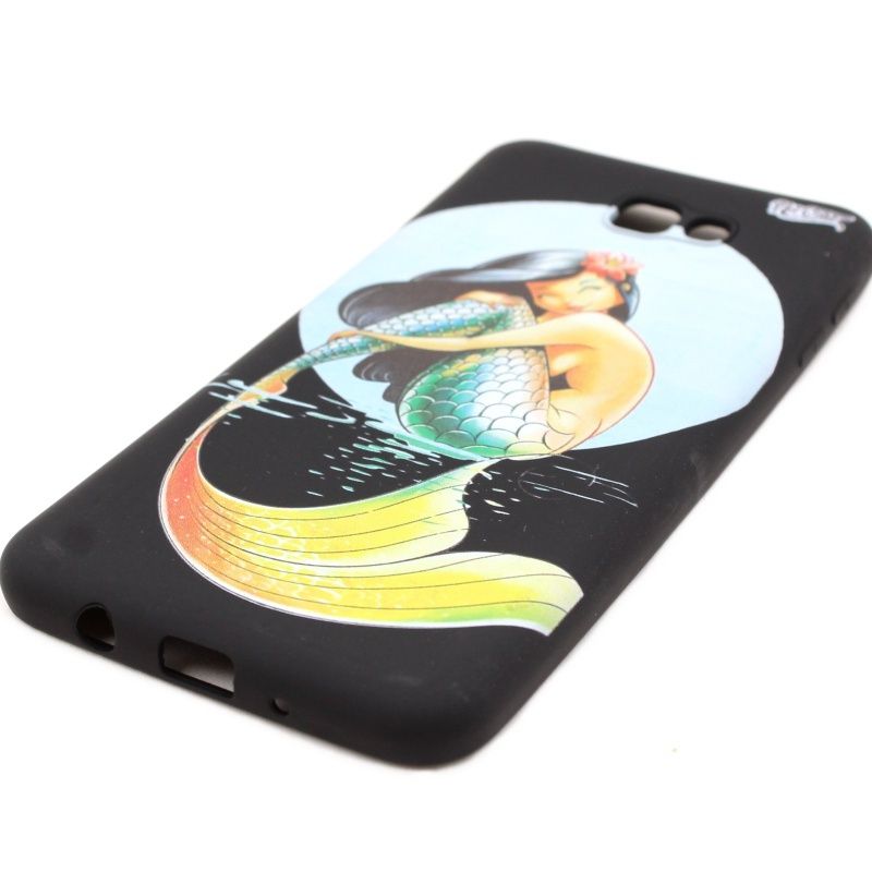 Capa Netcase Borracha para Samsung Galaxy J7 Prime - Moon Mermaid Preto