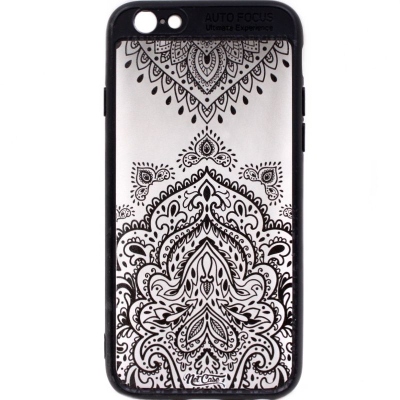 Capa Netcase Auto Focus Mandala Black & White para IPhone 6/6S - Preto