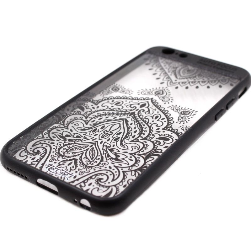 Capa Netcase Auto Focus Mandala Black & White para IPhone 6/6S - Preto