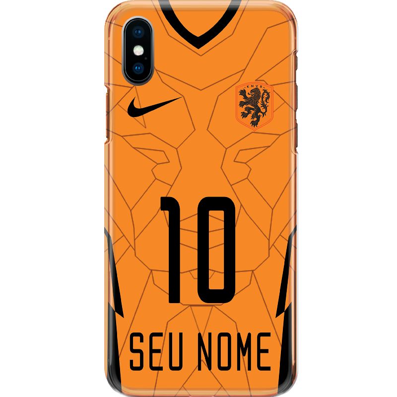 Capa Silicone NetCase Chapada Nome Copa Oficial Holanda 10