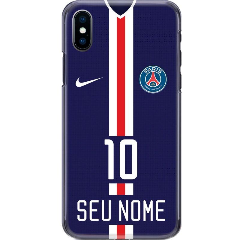 Capa Silicone NetCase Chapada Nome Coleção Times Europeus - Paris Saint-Germain F.C