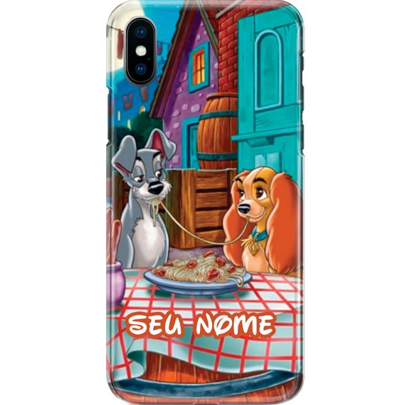 Capa Silicone NetCase Chapada Nome Coleção Disney - Dama e Vagabundo