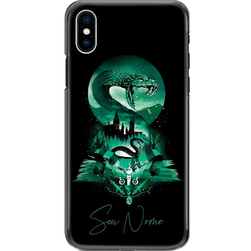 Capa Silicone NetCase Chapada Nome Coleção Harry P.tter - Slytherin Symbol