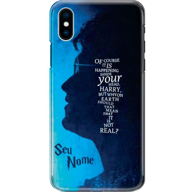 Capa Silicone NetCase Chapada Nome Coleção Harry P.tter - ''Of course it's happening inside your head..''