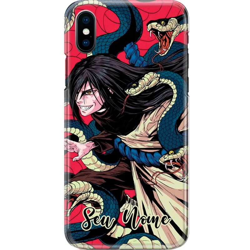 Capa Silicone NetCase Chapada Nome Coleção Naruto - Orichimaru