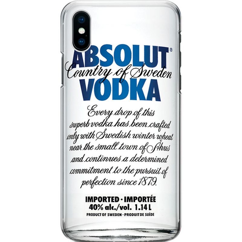 Capa Silicone NetCase Chapada Coleção Bebidas - Abs. Vodka