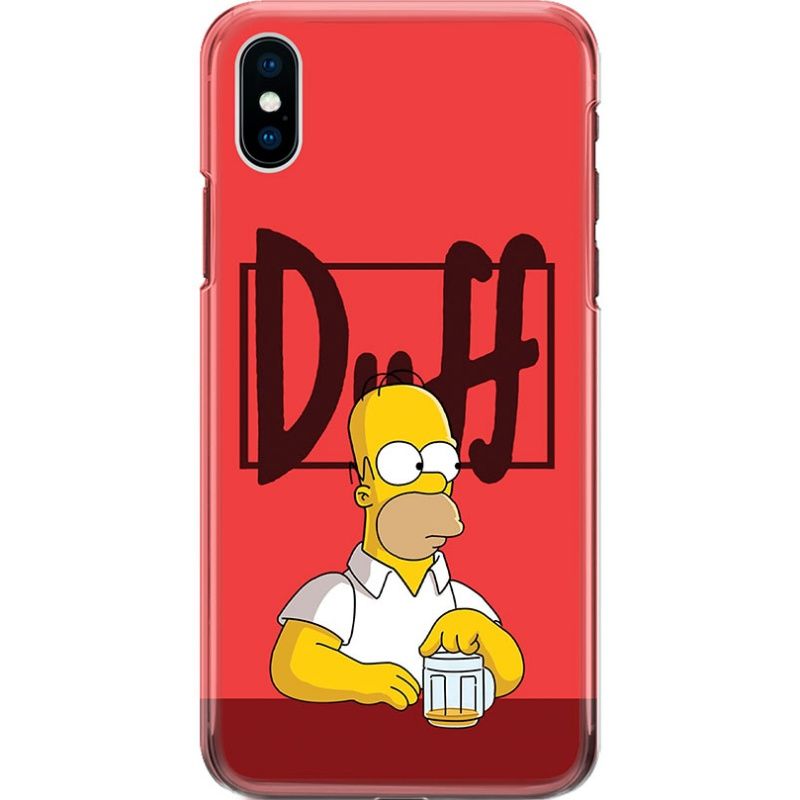 Capa Silicone NetCase Chapada Coleção Bebidas - D.FF Homer