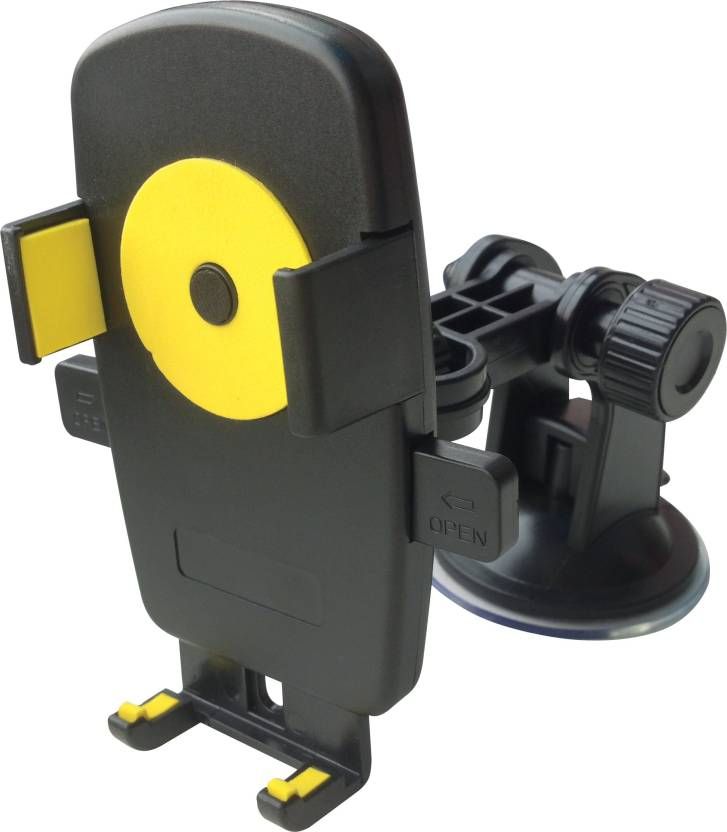 Suporte Veicular Car Mount *Universal* One Touch Elogin - Preto com Amarelo
