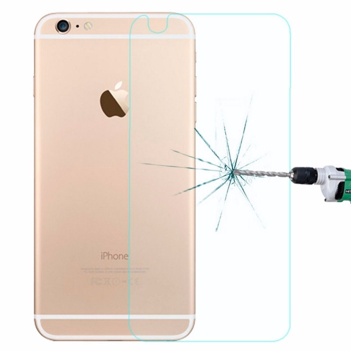 Película de Vidro Temperado Traseira para IPhone 6/6S