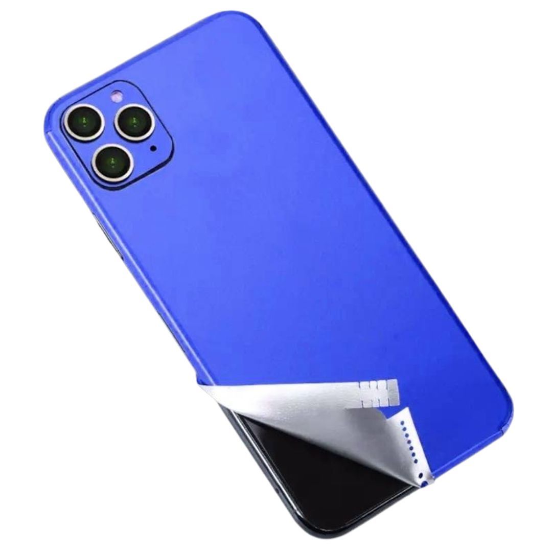 Película Traseira Adesiva para IPhone - Azul Royal