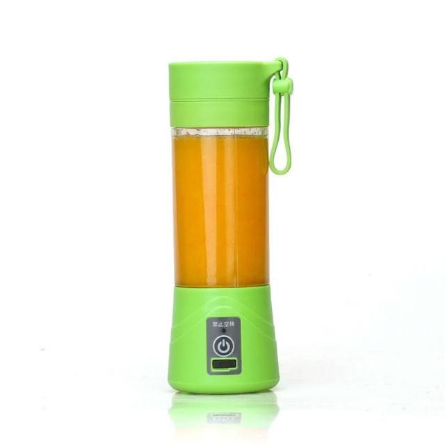 Mini Liquidificador Portátil 380ml - 2000mAh - Verde