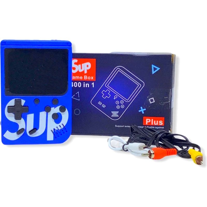 Console Mini Game Sup Game Box 3 LED Plus 400IN1 Vermelho