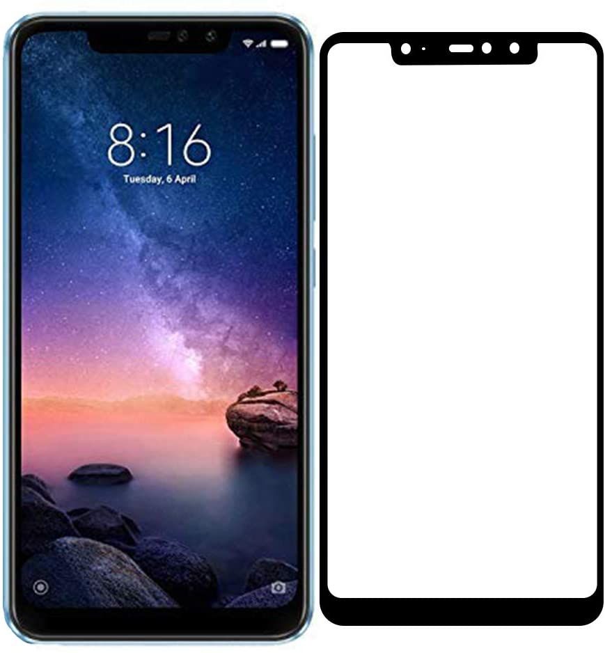 Película de Vidro Temperado 6D para Xiaomi - Preto